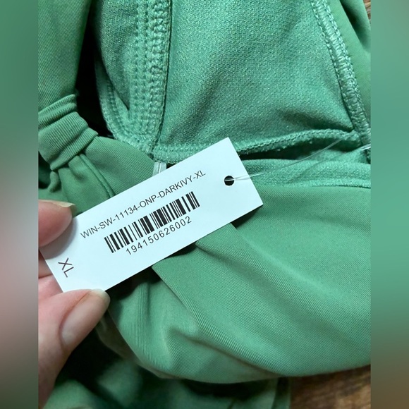 ADORE ME swim Morgan Contour one-piece swimsuit ivy green bow NWT sz XL - Picture 10 of 15